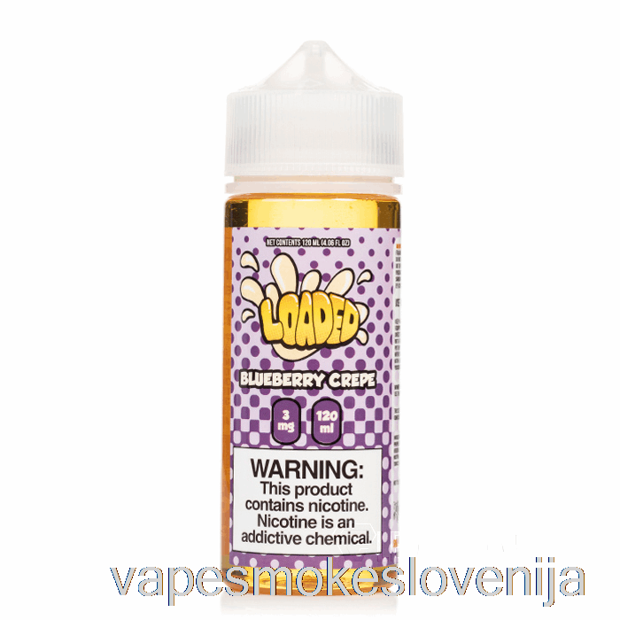 Vape Za Enkratno Uporabo Borovničev Krep - Napolnjena E-tekočina - Neusmiljeni Hlapi - 120 Ml 6 Mg